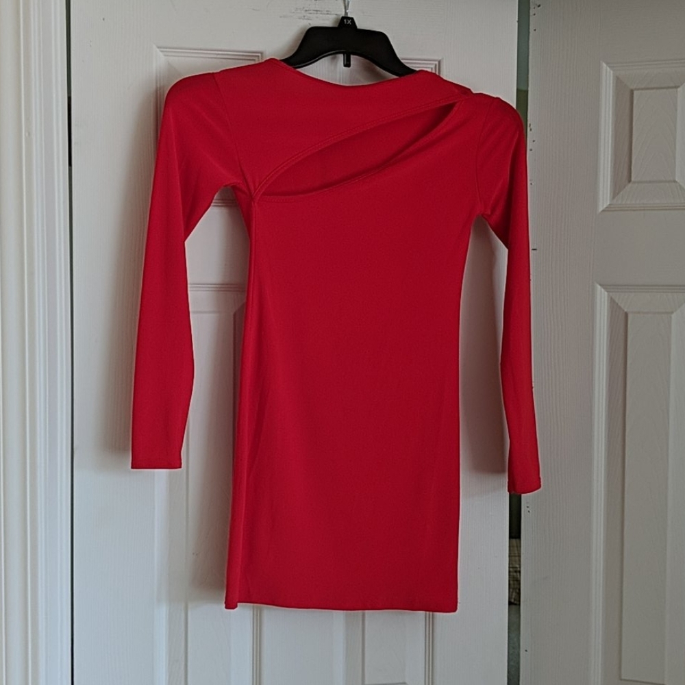 PLT Red Mini Party Dress